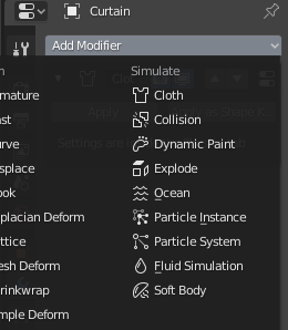 [Blender 2.8] 물리효과 이용해 천 모델링하기