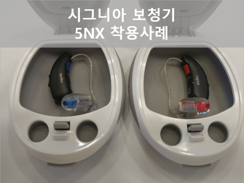 인천 보청기가 필요하신 분들께 시그니아 충전식 보청기 2