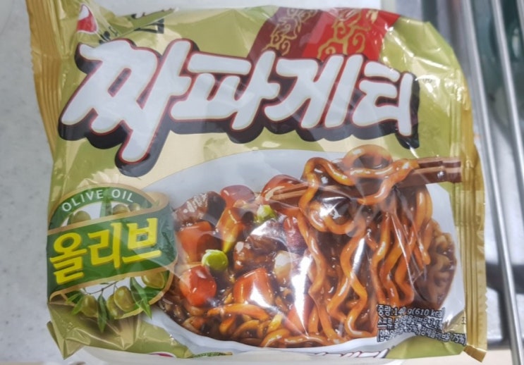  전자레인지로 라면끓이기 응용, 전자렌지로 짜파게티 조리하기