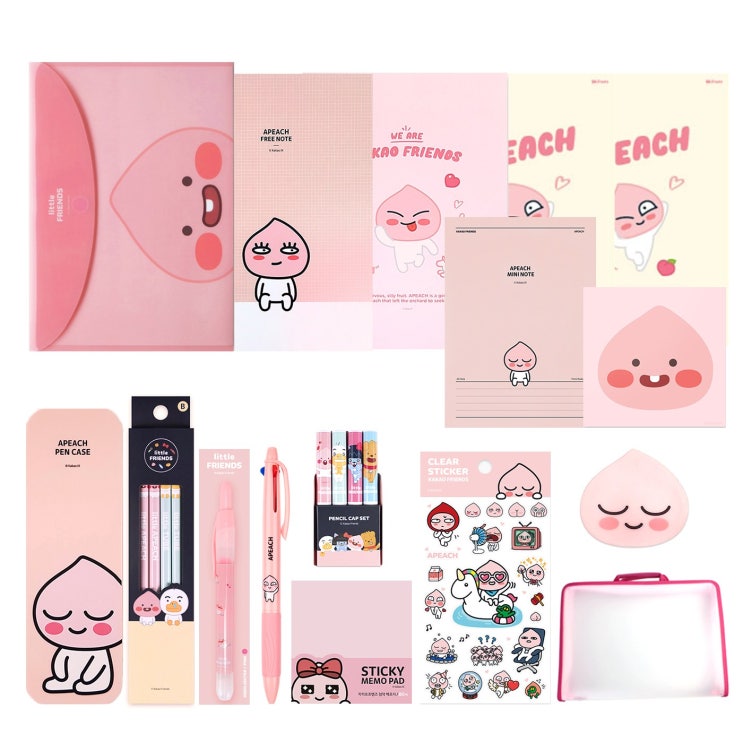 카카오프렌즈 7500 선물세트 문구세트 기프트박스 카카오문구세트, 어피치29800, 1개 추천해요 카카오프렌즈 7500 선물세트 문구세트 기프트박스 카카오문구세트, 어피치29800, 1개 추천해요