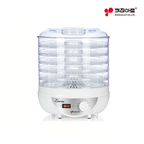  ️ 키친아트 웰빙 루시아 6단 식품건조기 과일 간식 건조기 다이얼 KAD1501N [26,900원]