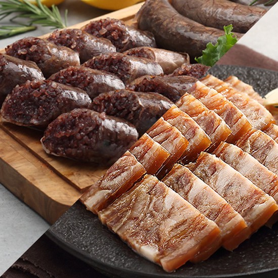  병천아우내순대 통통 모듬혼합 G세트 / 찰순대+편육 총6팩, 없음, 상세설명 참조 추천해요