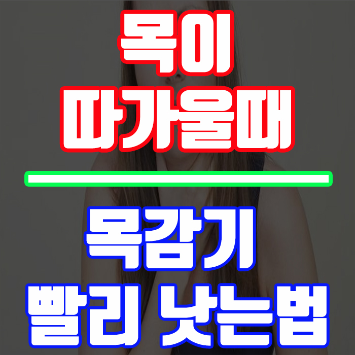  목이 따가울때 목감기 빨리 낫는법은 약보단 건강차를 마셔 주세요