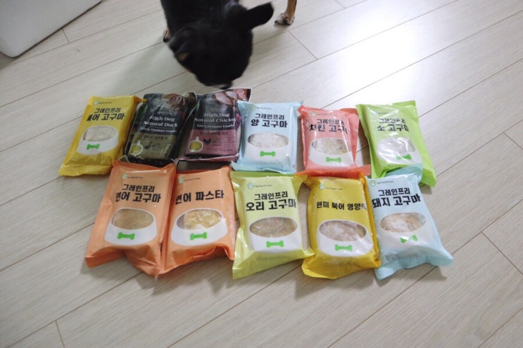  하이독 강아지 자연식 화식 사료 여러번째 구매 중 ^^