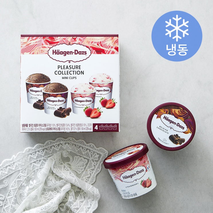 (로켓배송)하겐다즈 Pleasure Collection 미니컵 아이스크림 (냉동), 400ml, 1세트 추천해요 (로켓배송)하겐다즈 Pleasure Collection 미니컵 아이스크림 (냉동), 400ml, 1세트 추천해요