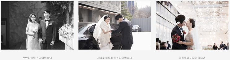  본식스냅 '디아망스냅' 예약후기:)