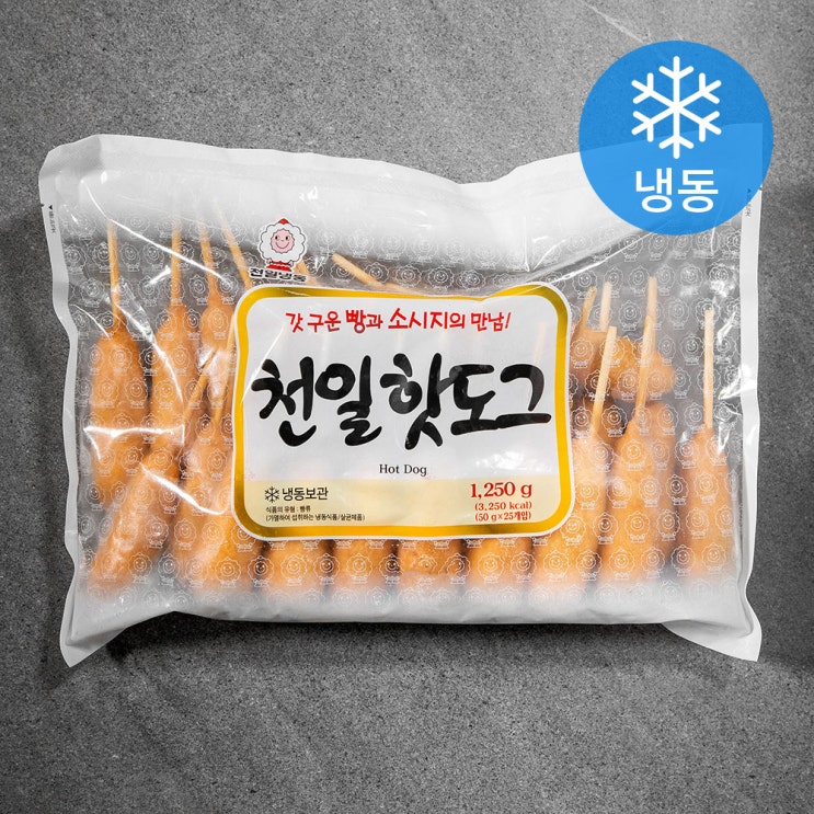 (로켓배송)천일식품 천일핫도그 (냉동), 1.25kg, 1개입 추천해요 (로켓배송)천일식품 천일핫도그 (냉동), 1.25kg, 1개입 추천해요