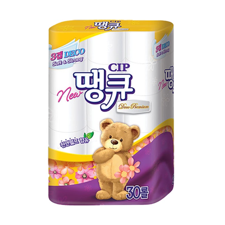 핫딜 땡큐 뉴 3겹 롤 화장지 30롤 1팩