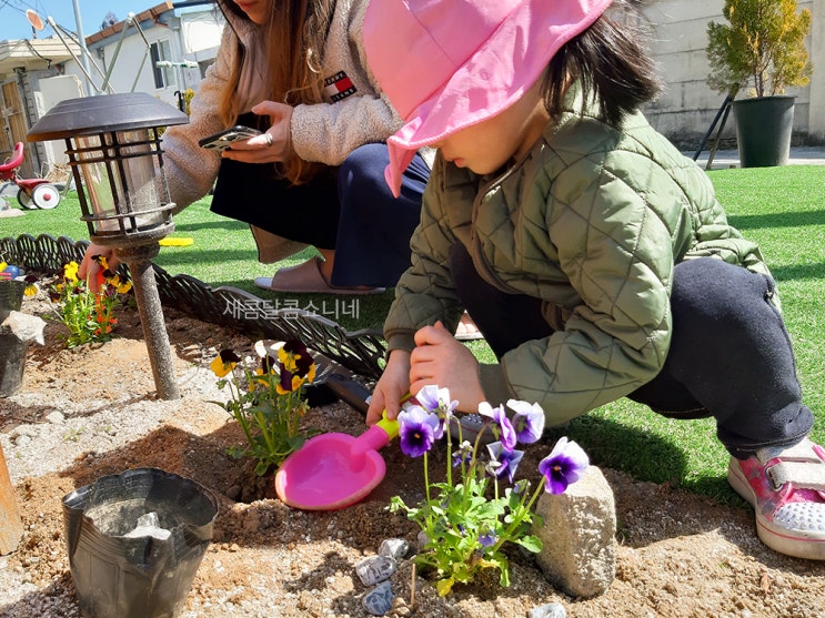  봄이 왔어요! 아이들과 화단 가꾸기