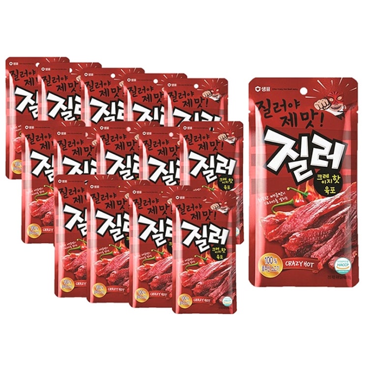 (로켓배송)샘표 질러 크레이지 핫육포, 30g, 15개입 추천해요 (로켓배송)샘표 질러 크레이지 핫육포, 30g, 15개입 추천해요