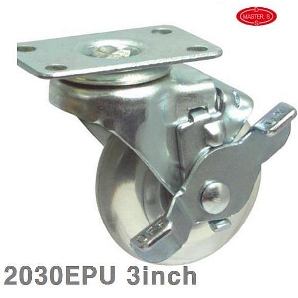  가성비 상품 크레피 대신캐스터 무소음 캐스터브레이크 2030EPU 3Inch 브레이크 32mm 1EA 적재 운반도구 확인해볼까요?