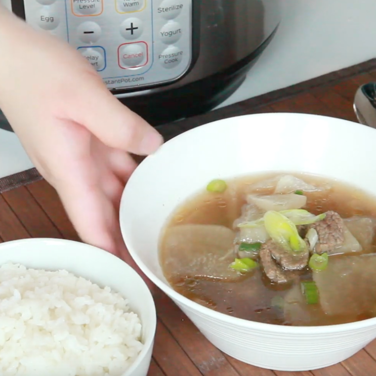  [소고기무국 황금레시피]깊은 맛 내는 비법 인스턴트팟 레시피