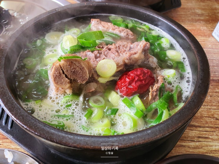  제주 신창리에서 만난 한방갈비탕 느영나영혼듸모영