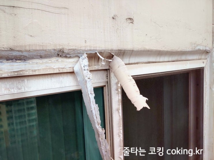  CAULKING 아파트 사는동안 단1번 으로 누수해결 은 로프공사 로해야