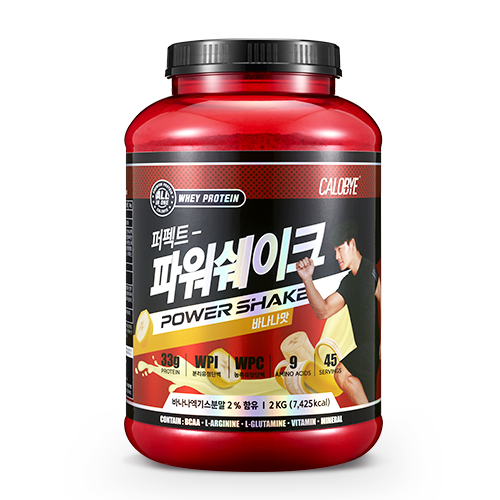 (로켓배송)칼로바이 퍼펙트파워쉐이크 대용량 단백질보충제 프로틴 BCAA 바나나맛, 2000g, 1개 추천해요