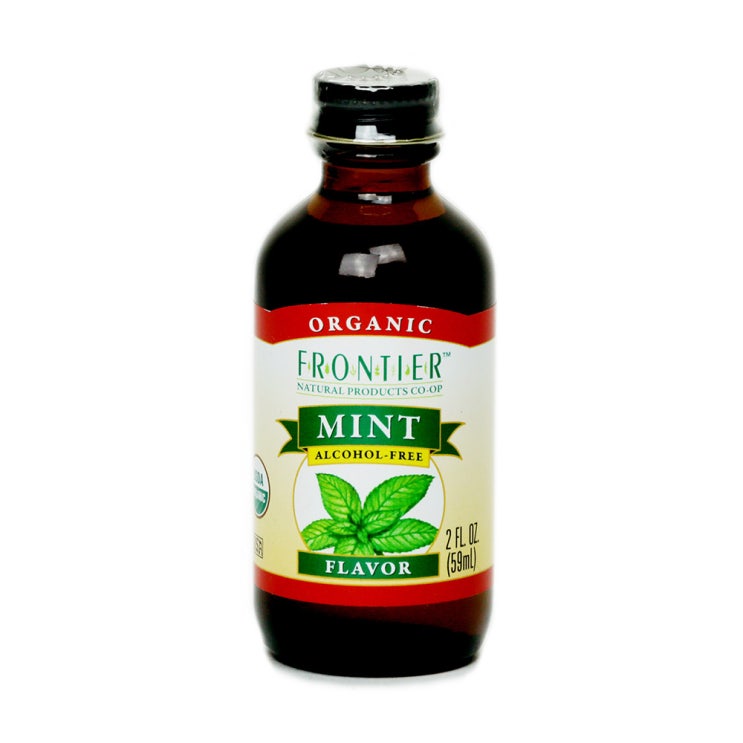  Frontier Natural 오가닉 민트 플레이버 알코올 프리, 1개, 59ml