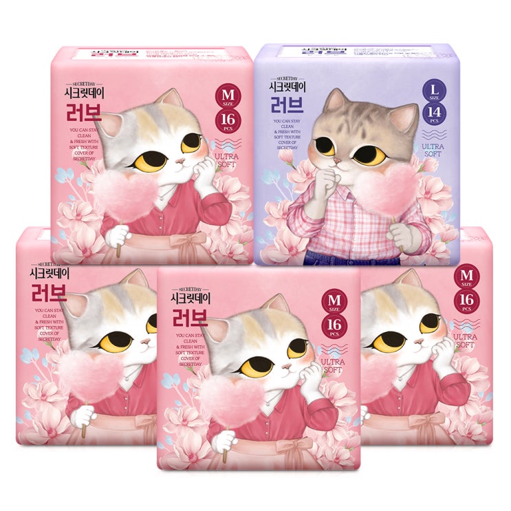 (로켓배송)시크릿데이 생리대 러브 울트라 슬림 중형16p x 4팩 + 대형14p, 1세트 추천해요 (로켓배송)시크릿데이 생리대 러브 울트라 슬림 중형16p x 4팩 + 대형14p, 1세트 추천해요