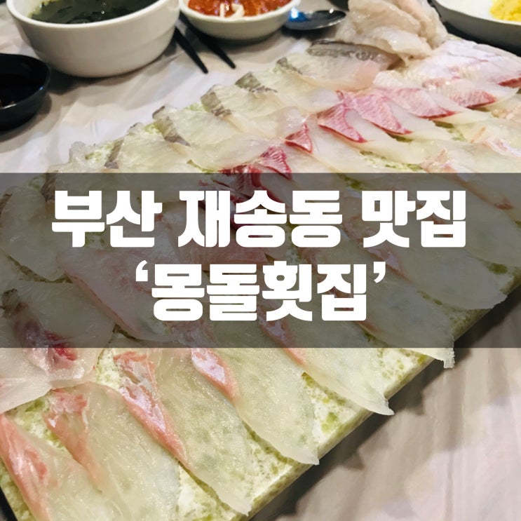  부산 재송동 몽돌횟집 (별로였던) 후기