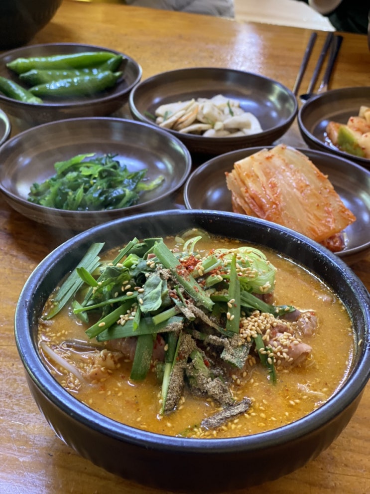 함평 장안식당 , 곱창국밥 국물이 예술 !