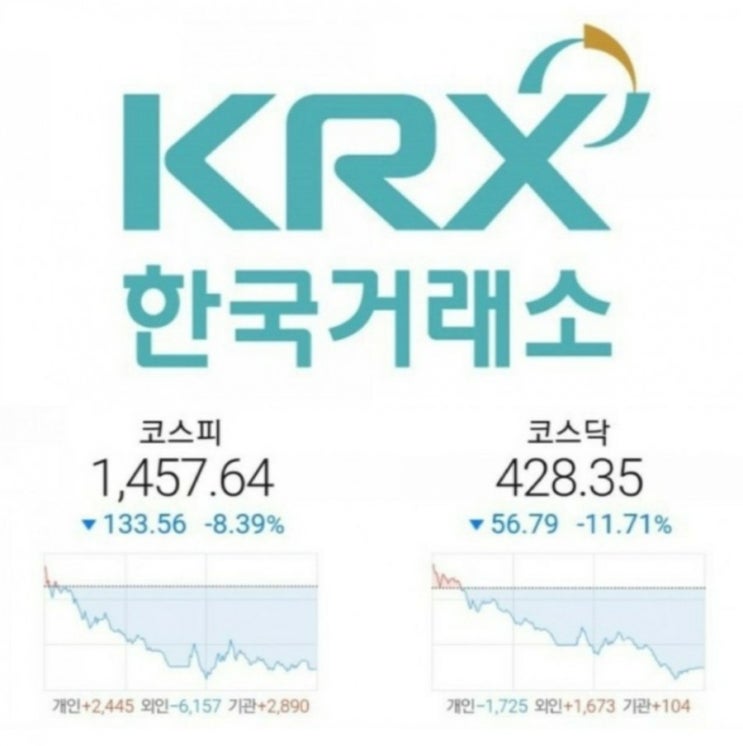 코스피/코스닥 증시(주가) 급락, 코리아 디스카운트에 대한 소고 (증시바닥?)