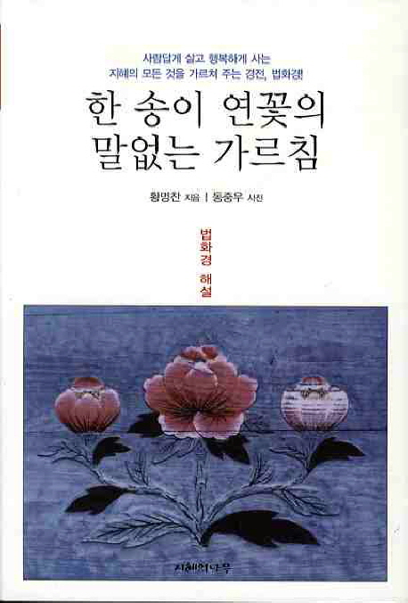 한송이 연꽃의 말없는 가르침:법화경 해설, 지혜의나무 추천해요 한송이 연꽃의 말없는 가르침:법화경 해설, 지혜의나무 추천해요