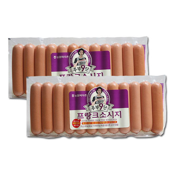 목우촌 주부 9단 프랑크 소시지, 500g, 2개 추천해요