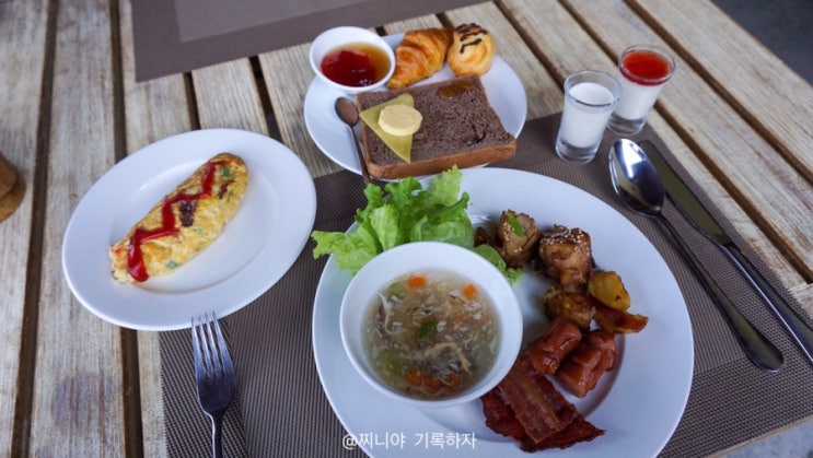  푸꾸옥 라하나 리조트 조식 마시쩡! 자세한 리뷰에요. (메뉴 사진 있음)