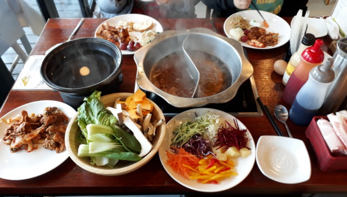  서귀포뷔페 원보뷔페 흑돼지샤브샤브&샐러드바 가능한 무한리필 전문점