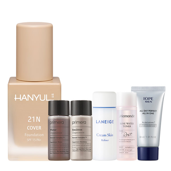 (로켓배송)한율 커버 파운데이션 SPF 15 PA+ 30ml + 아모레퍼시픽 기초케어 5종, 21N, 1세트 추천해요 (로켓배송)한율 커버 파운데이션 SPF 15 PA+ 30ml + 아모레퍼시픽 기초케어 5종, 21N, 1세트 추천해요