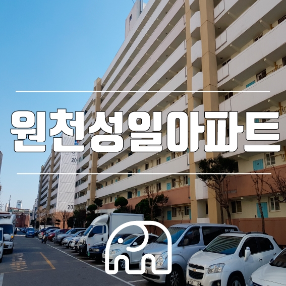  원천동 성일아파트 둘러봤습니다.