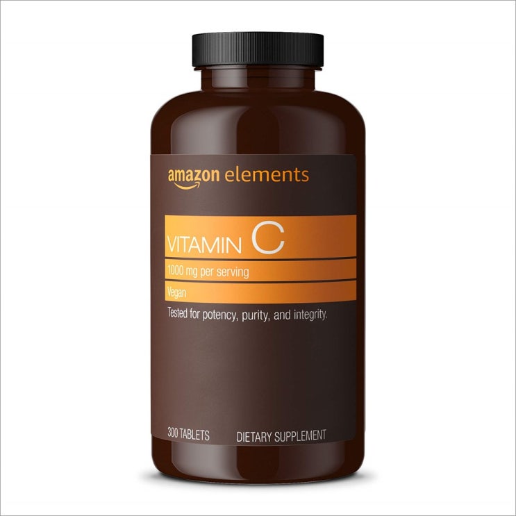  아마존 비타민C 1000mg Amazon Elements Vitamin C 1000mg Vegan 300 Tablets 10 month supp