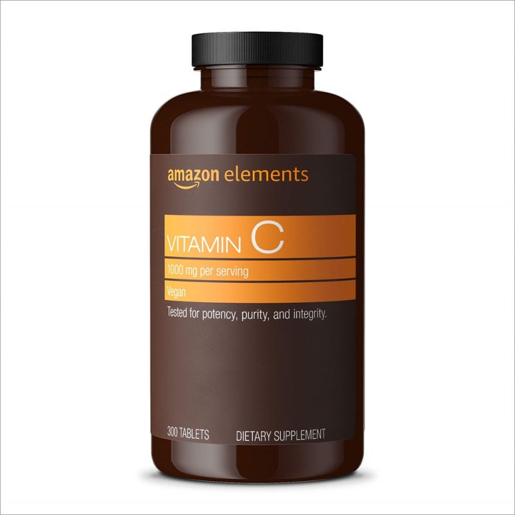   아마존 비타민C 1000mg Amazon Elements Vitamin C 1000mg Vegan 300 Tablets 10 month supp