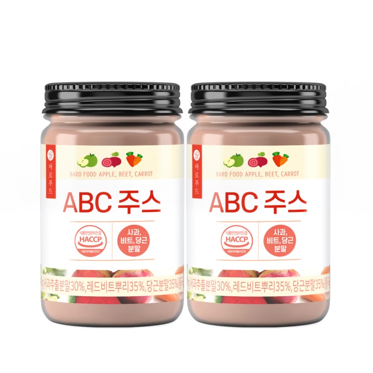   바로푸드 ABC 주스 분말 150g 2개