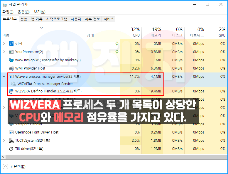 Wizvera Delfino Handler Delfino G3 삭제로 해결하자 네이버 블로그