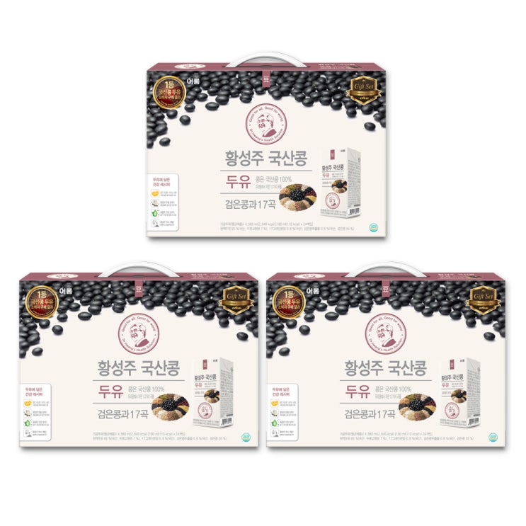  이롬 황성주 검은콩17곡 두유 190ml 72개입