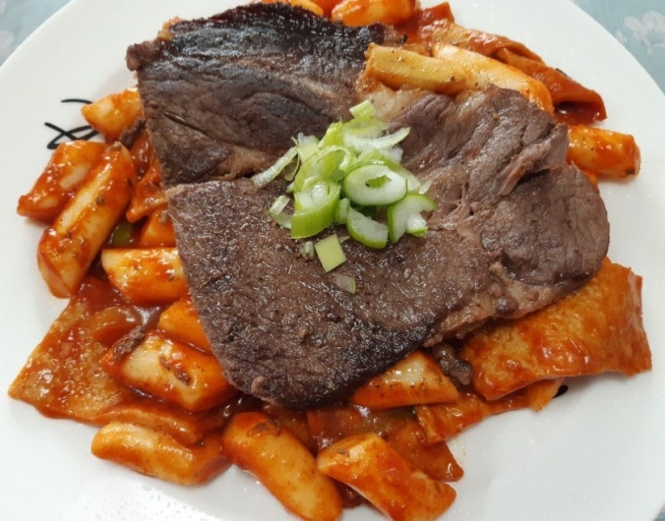  황제떡볶이 소고기떡볶이 이색떡볶이조합