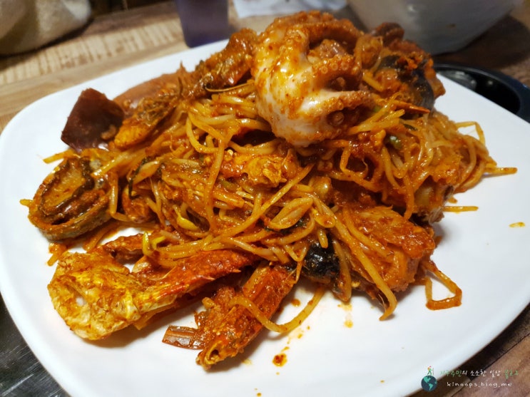  위례 해물찜 둘이서 배 터지게 먹고 왔습니다.