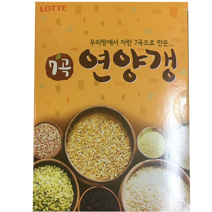 (로켓배송)롯데제과 7곡 연양갱 55g *20개입, 20개입 추천해요