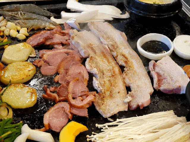  경기광주 태전동 삼겹살 맛집_ 아우네왕돌오겹살 후기^^