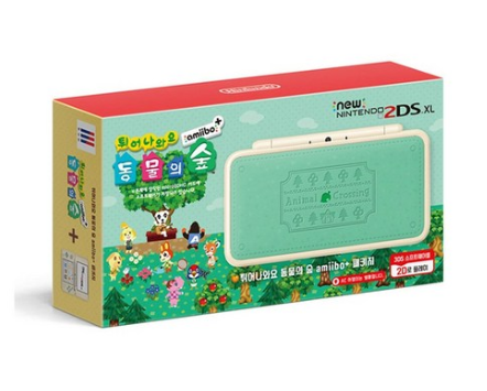  닌텐도 2DS XL 튀어나와요 동물의 숲 amiibo 에디션 [455,000원 ]