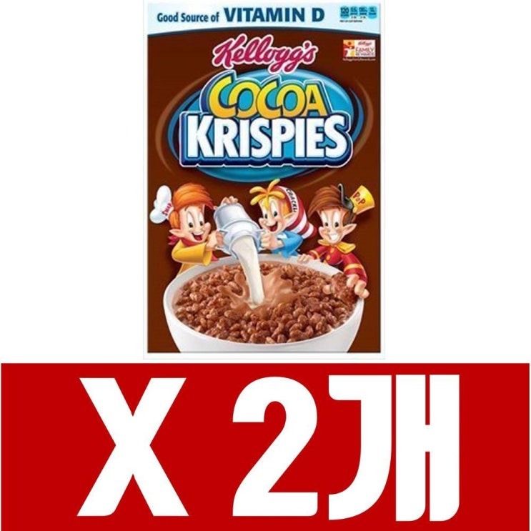 켈로그 코코아 크리스피 시리얼 439g x2팩, 1box 추천해요 켈로그 코코아 크리스피 시리얼 439g x2팩, 1box 추천해요