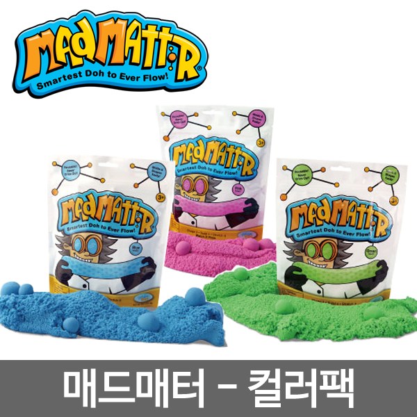  ️ 매드매터 컬러팩 샌드클레이 모래놀이 컬러모래 공식정품 매드매터 컬러팩283g보라 [22,900원]
