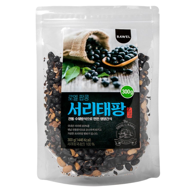  (로켓배송)로엘 팝콩 서리태팡 영양간식 뻥튀기, 300g, 1개 추천해요