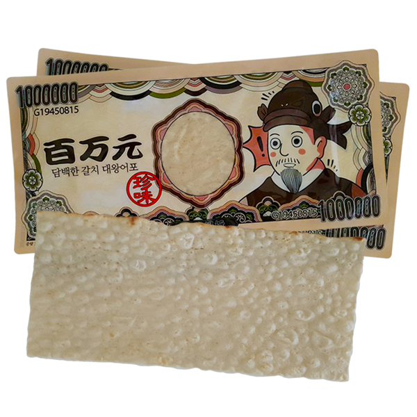 MHWF 백만원 대왕어포(갈치) 35g, 1개 추천해요 MHWF 백만원 대왕어포(갈치) 35g, 1개 추천해요