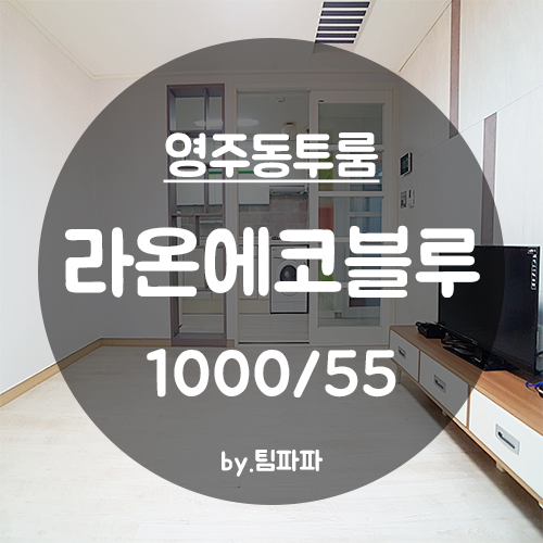  [부산 중구/영주동] 인기투룸 라온에코블루