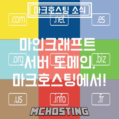 마인크래프트 서버 도메인 구입? 무료라고?