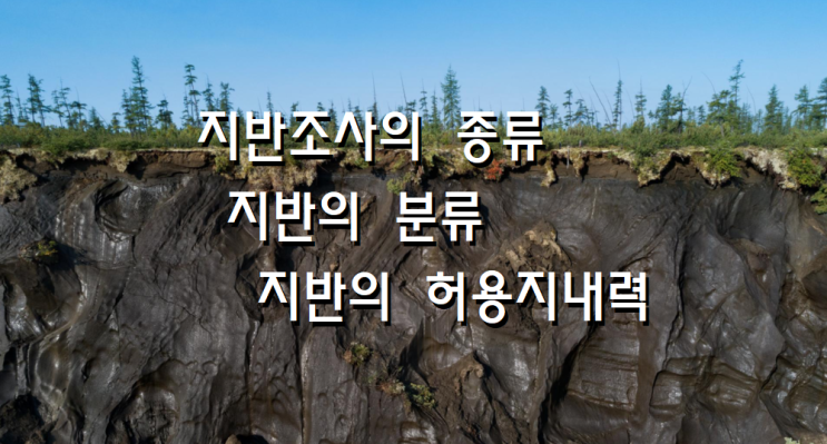  지반조사의 종류 및 지반의 분류, 지반의 허용지내력