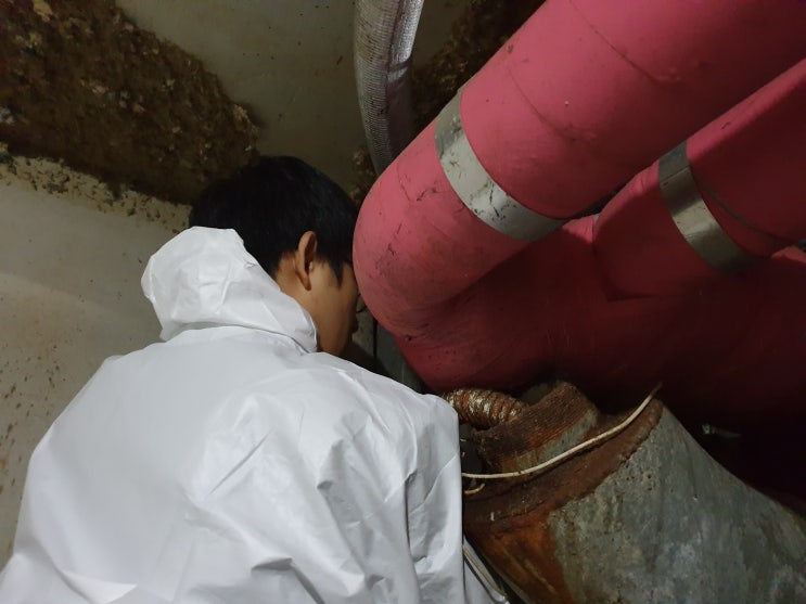  녹물은 수도와 보일러 배관이 좋지 않아요
