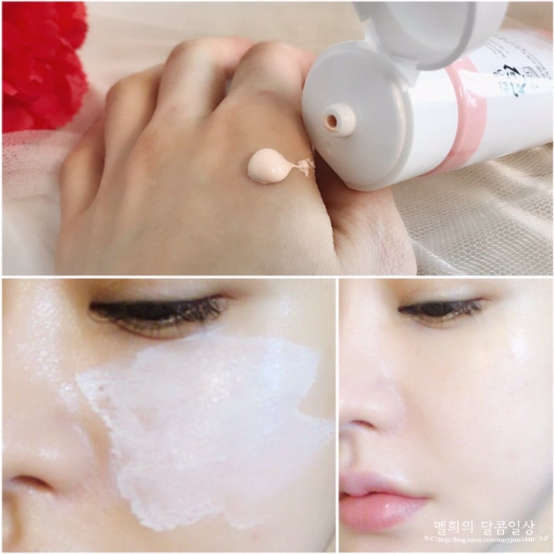 순한 선크림 핑크베이스 에끌라두 톤업커버선크림 화사해