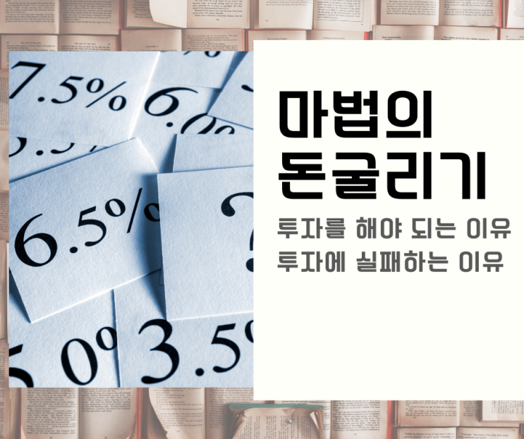  [독서리뷰 20-#3] 마법의 돈 굴리기 #1 투자를 해야 되는 이유, 성공할 수밖에 없는 투자방법